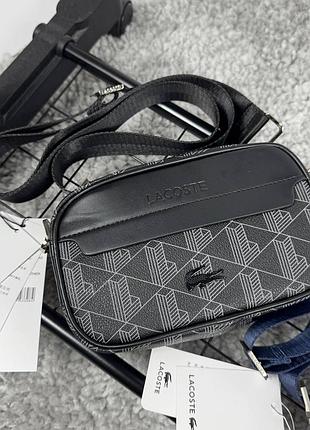 Сумка lacoste monogram сумка лакоста сумка чоловіча на подарунок