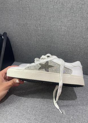 Кеди steve madden сріблястим декором