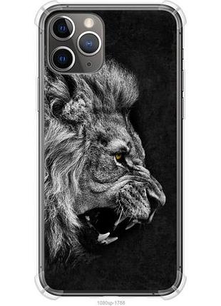 Чехол на iphone 11 pro лев из силикона fch_0165013