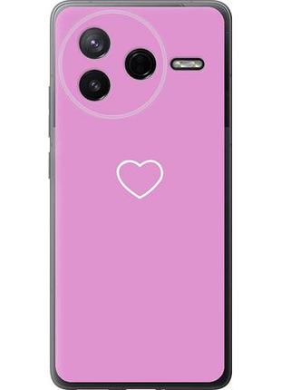 Чехол на xiaomi poco f7 pro сердце 2 из силикона fch_0160527