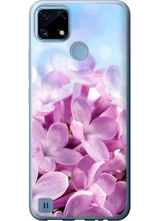 Чехол на realme c21 сирень из силикона fch_0159912