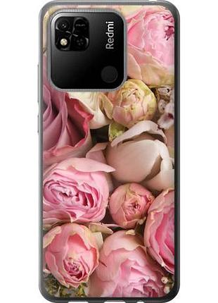 Чехол на xiaomi redmi 9c розы из силикона fch_0165054