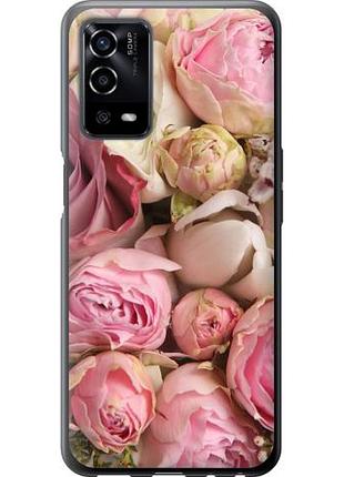 Чехол на oppo a55 розы из силикона fch_0165059