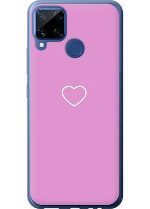 Чехол на realme c15 сердце 2 из силикона fch_0160451
