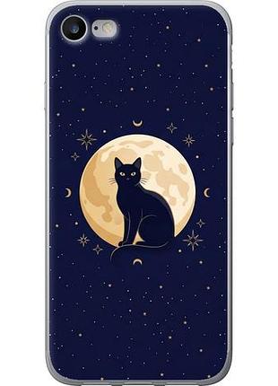 Чехол на iphone 7 cute cat celestial/witchy из пластика fch_0165144