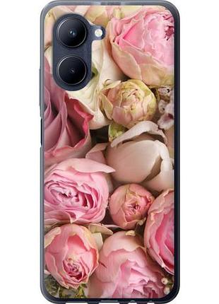Чехол на realme c33 розы из силикона fch_0165045