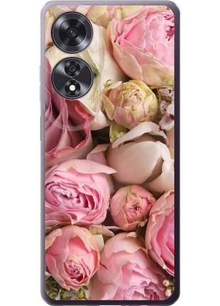 Чехол на oppo a60 4g розы из силикона fch_0165062