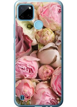 Чехол на realme c21y розы из силикона fch_0165081