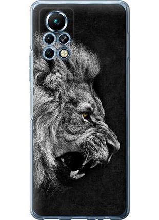 Чехол на infinix note 11 pro лев из силикона fch_0164978