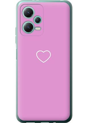 Чехол на xiaomi poco x5 5g сердце 2 из силикона fch_0160526