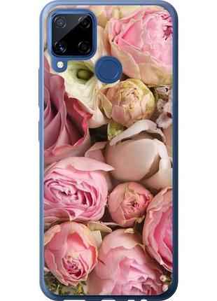 Чехол на realme c15 розы из силикона fch_0165044