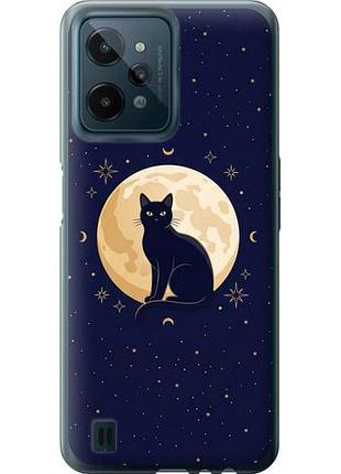Чехол на realme c31 cute cat celestial/witchy из силикона fch_0165130