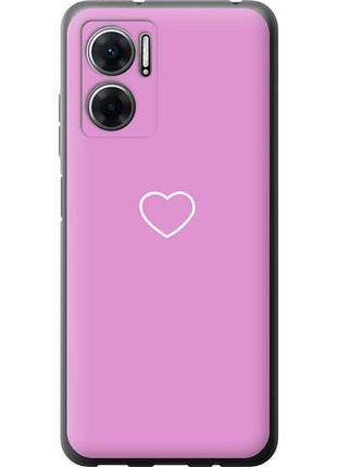 Чехол на xiaomi redmi 10 5g сердце 2 из силикона fch_0160543