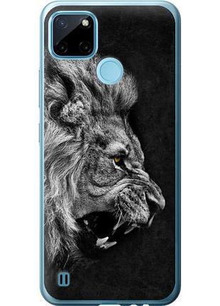 Чехол на realme c21y лев из силикона fch_0164972