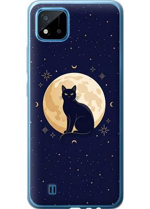 Чехол на realme c11 2021 cute cat celestial/witchy из силикона fch_0165181
