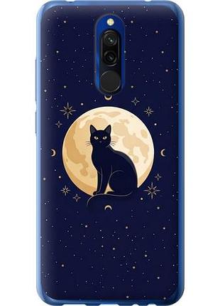 Чехол на xiaomi redmi 8 cute cat celestial/witchy из силикона fch_0165126
