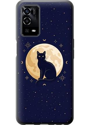 Чехол на oppo a55 cute cat celestial/witchy из силикона fch_0165173