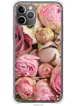 Чехол на iphone 11 pro розы из силикона fch_0165122