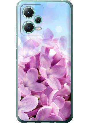 Чехол на xiaomi poco x5 5g сирень из силикона fch_0160012