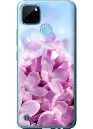Чехол на realme c25y сирень из силикона fch_0159913