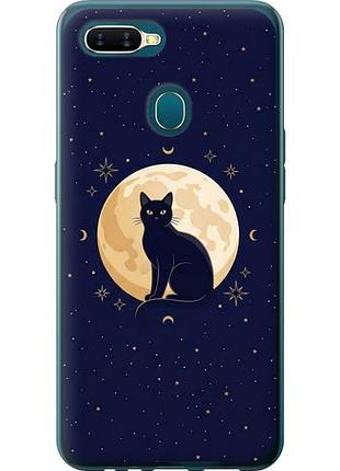 Чехол на oppo a5s cute cat celestial/witchy из силикона fch_0165205