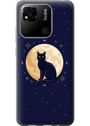 Чехол на xiaomi redmi 10a cute cat celestial/witchy из силикона fch_0165128