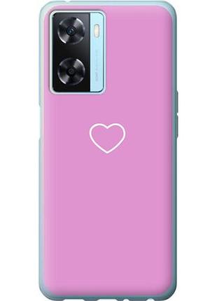 Чехол на oppo a57s сердце 2 из силикона fch_0160442