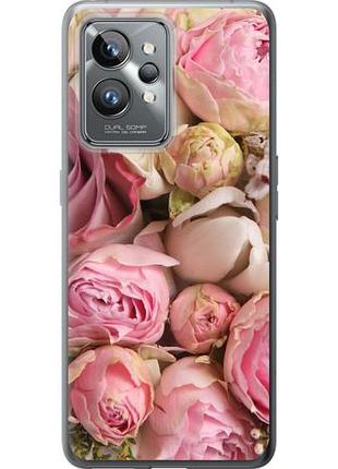 Чехол на realme gt2 pro розы из силикона fch_0165094