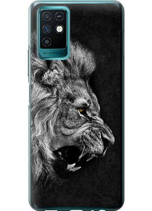 Чехол на infinix note 10 лев из силикона fch_0164920