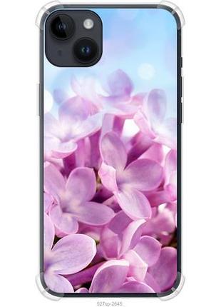 Чехол на iphone 14 plus сирень из силикона fch_0159941