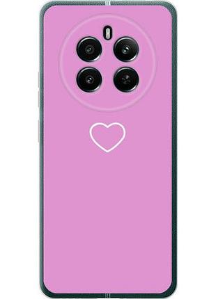 Чехол на realme 12+ сердце 2 из силикона fch_0160479