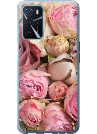 Чехол на oppo a54s розы из силикона fch_0165058