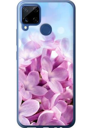 Чехол на realme c15 сирень из силикона fch_0159937