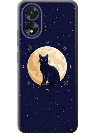 Чехол на oppo a18 cute cat celestial/witchy из силикона fch_0165197