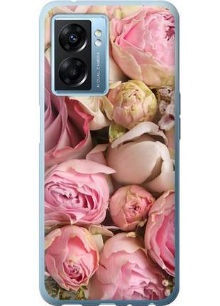 Чехол на oppo a77 5g розы из силикона fch_0165036
