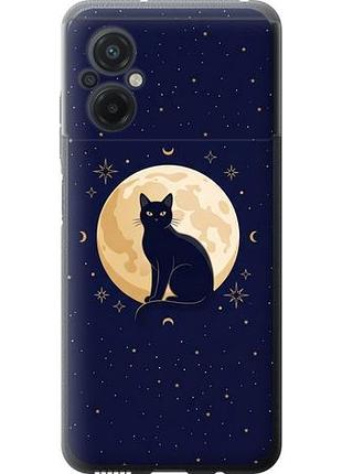 Чехол на xiaomi poco m5 cute cat celestial/witchy из силикона fch_0165139
