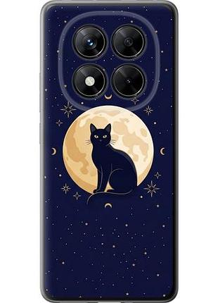 Чехол на xiaomi redmi note 14 pro+ 5g cute cat celestial/witchy из силикона fch_0165186