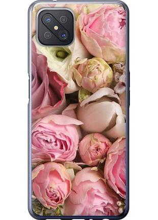 Чехол на oppo a92s розы из силикона fch_0165064