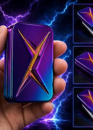 Магнітний антистрес слайдер infinite fidget металева іграшка фіджет, подарунок для дорослого edc райдужний