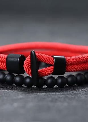 Двухслойный браслет milan line ocean + beads, браслет на удачу