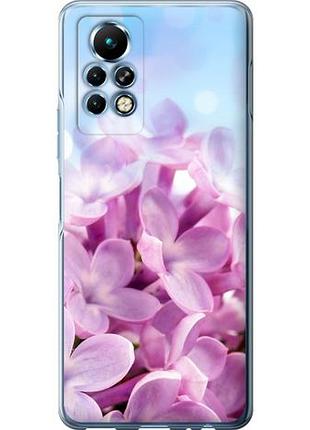 Чехол на infinix note 11 pro сирень из силикона fch_0159986