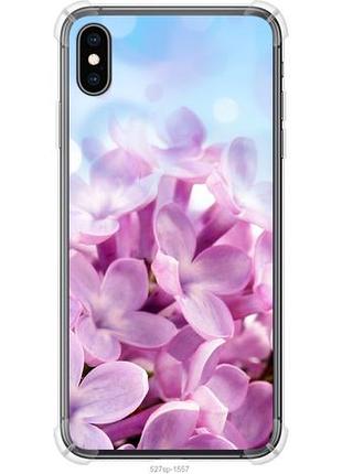Чехол на iphone xs max сирень из силикона fch_0160019