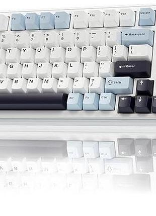 Беспроводная игровая клавиатура aula f99, 3 режима работы, 2,4 ггц/type-c/bt5.0, механическая клавиатура с пятислойной амортизирую