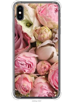 Чехол на iphone xs max розы из силикона fch_0165114