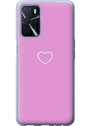 Чехол на oppo a16 сердце 2 из силикона fch_0160505