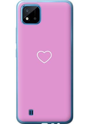 Чехол на realme c20a сердце 2 из силикона fch_0160425