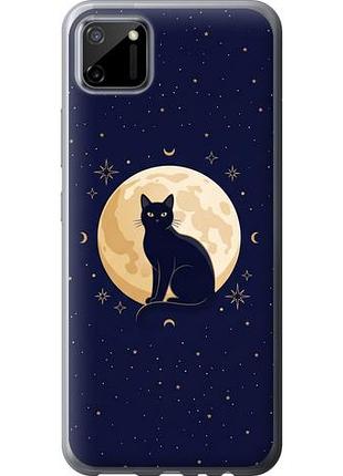 Чехол на realme c11 2020 cute cat celestial/witchy из пластика fch_0165154