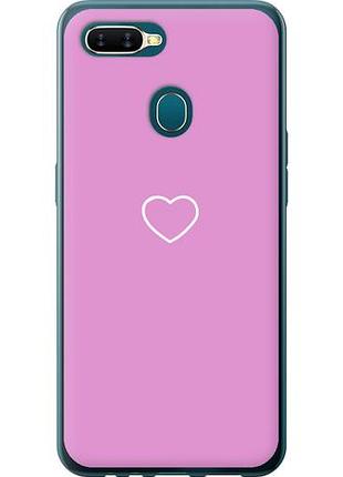Чехол на oppo a5s сердце 2 из силикона fch_0160504