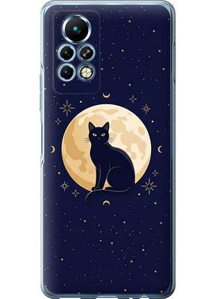 Чехол на infinix note 11 pro cute cat celestial/witchy из силикона fch_0165201