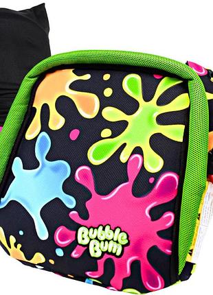 Бустер, автокресло bubblebum - портативный автомобиль для путешествий, сложное узкое, тонкое, идеальное для детей 4-11 лет